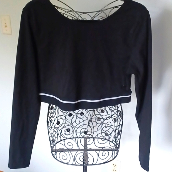 NWT JoyLab set: high-rise wide leg legging + long sleeve TEE - Picture 7 of 13